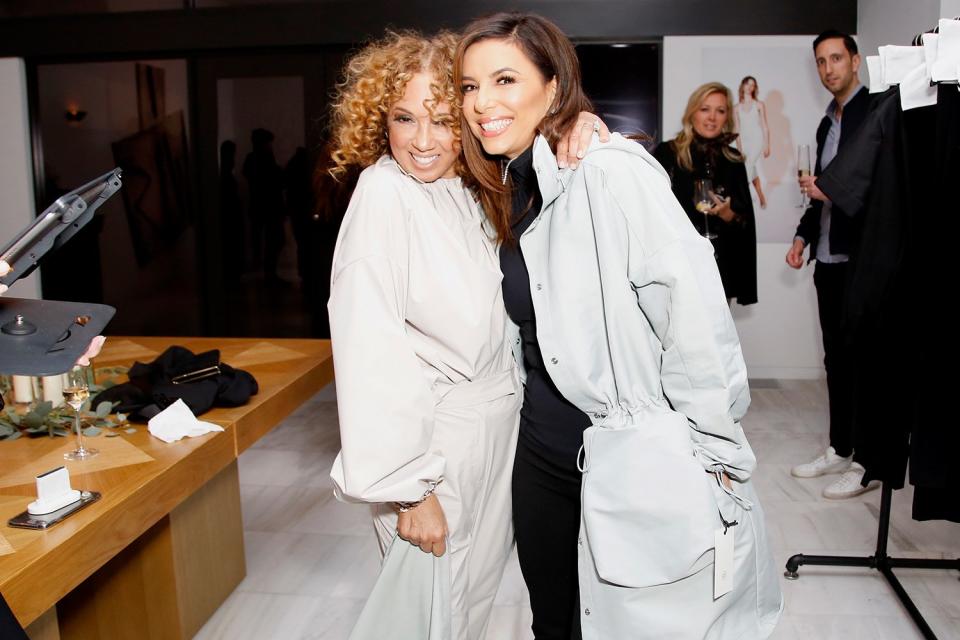 Eva Longoria supports Charlene Roxborough Konsker and Vimmia’s launch of the CRK + Vimmia Collection on Thursday in Beverly Hills.