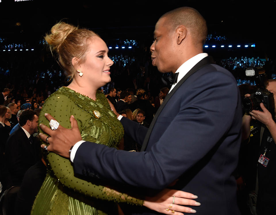 Adele and Jay Z