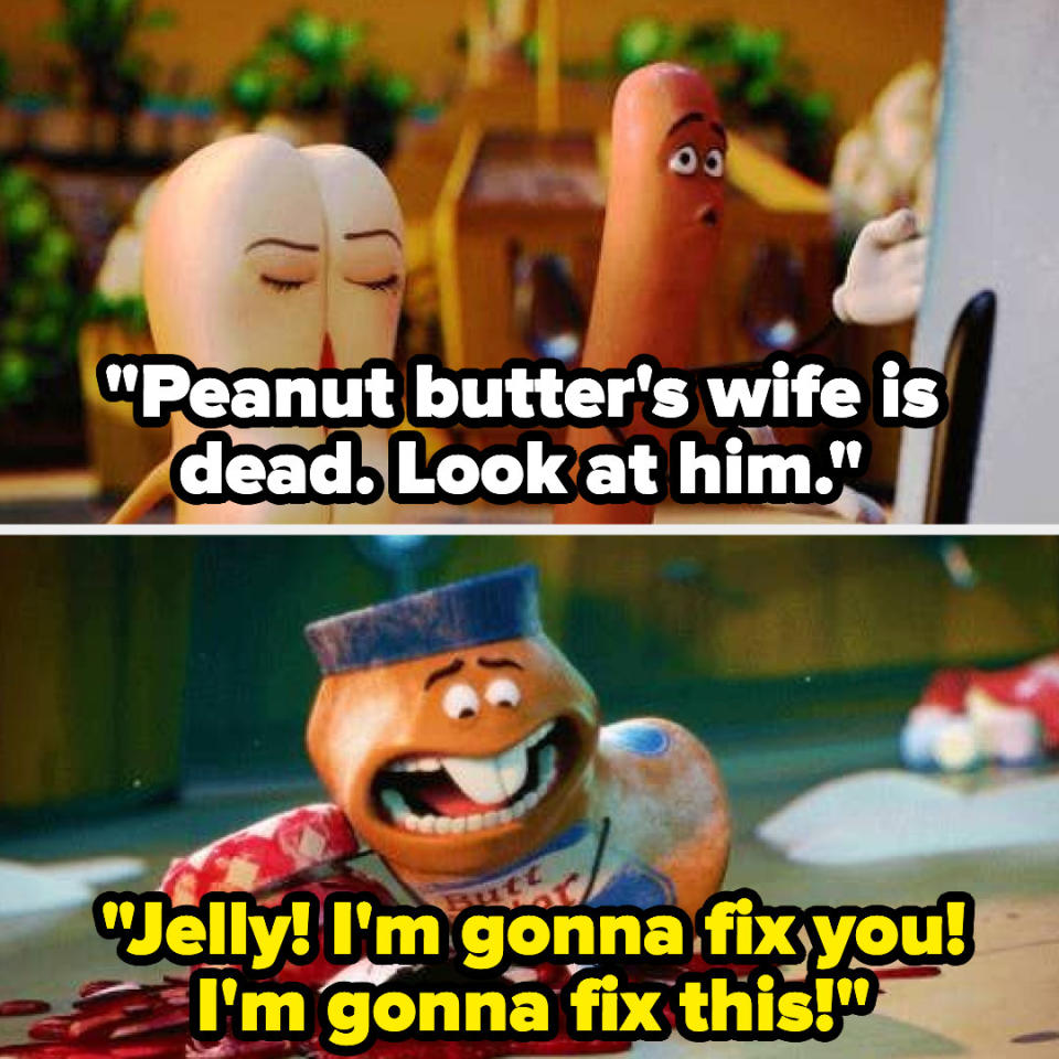 Food characters talking