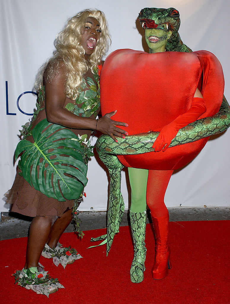 Heidi Klum and Seal in funny Halloween costumes for couples.