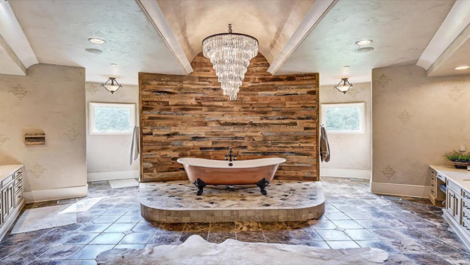 Tub in the master bathroom. - Credit: MATTHEW BENHAM