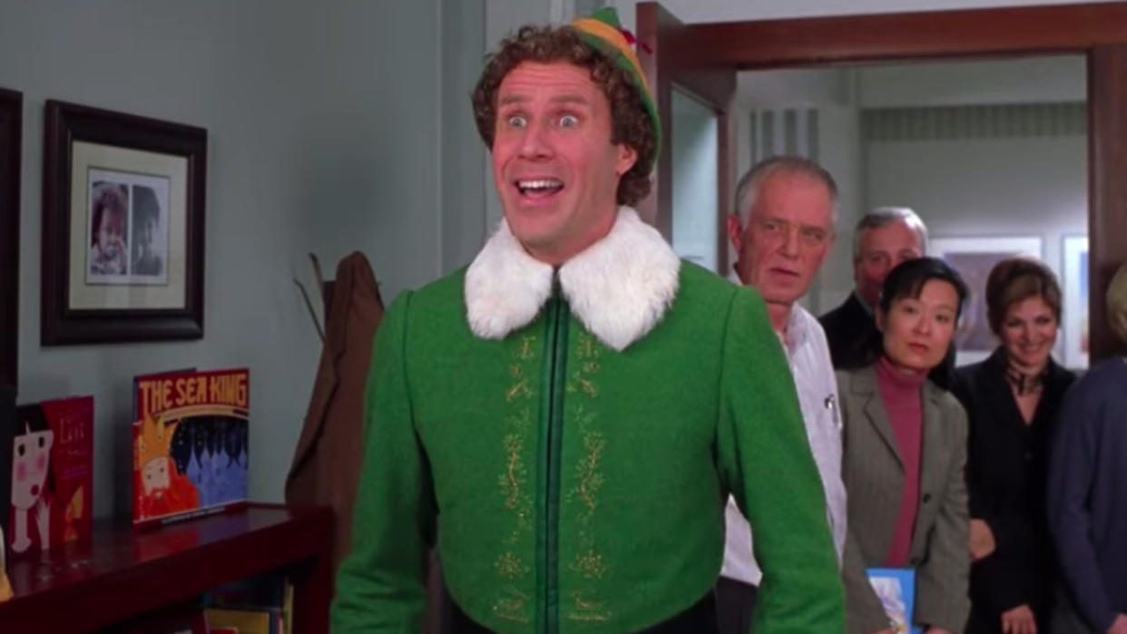  Will Ferrell as Buddy in Elf. 