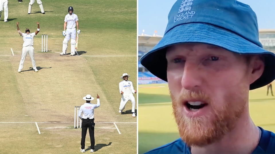 Zak Crawley given out and England captain Ben Stokes speaks.