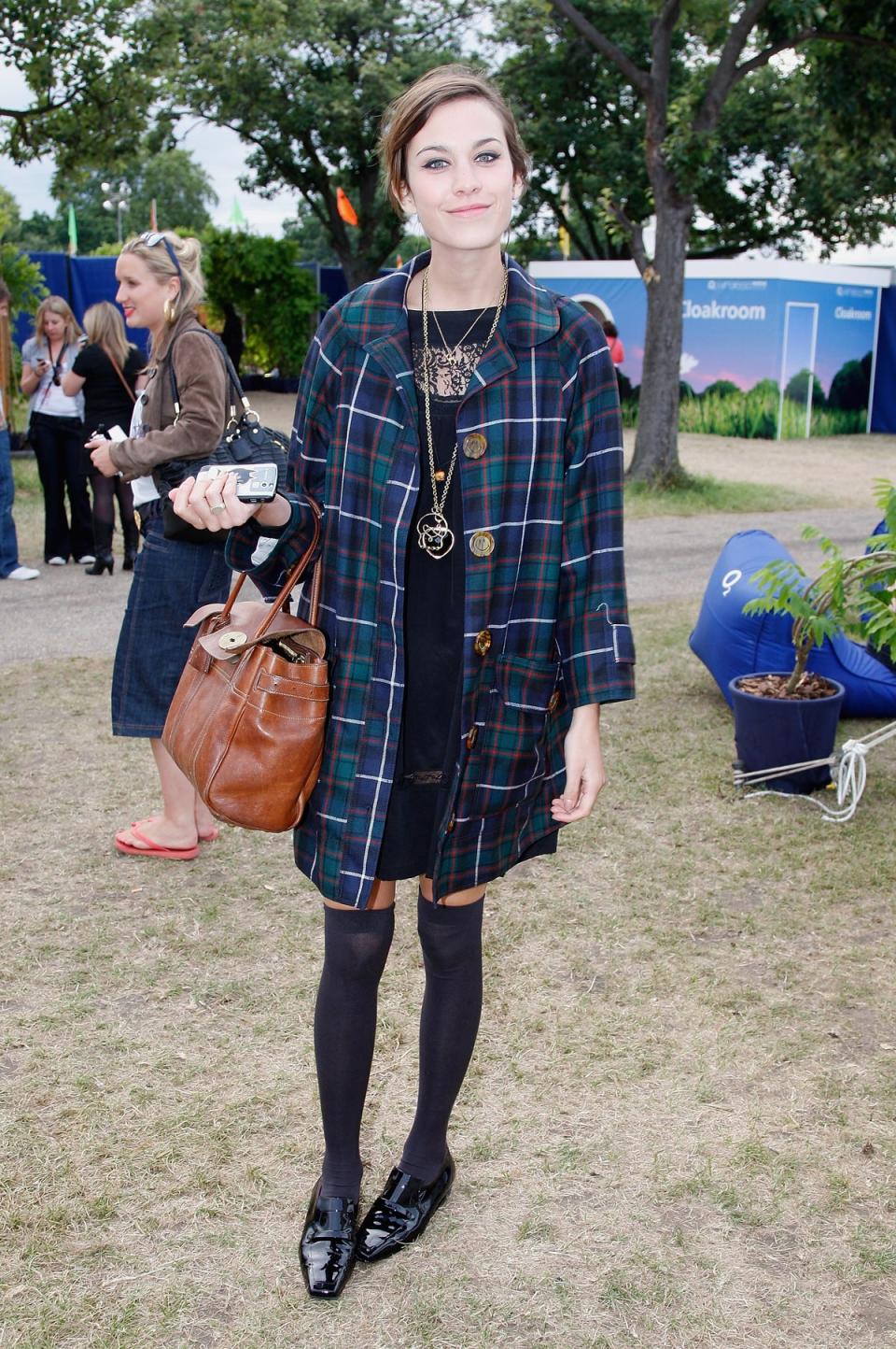 Alexa Chung eventually had a Mulberry bag named after her (WireImage)