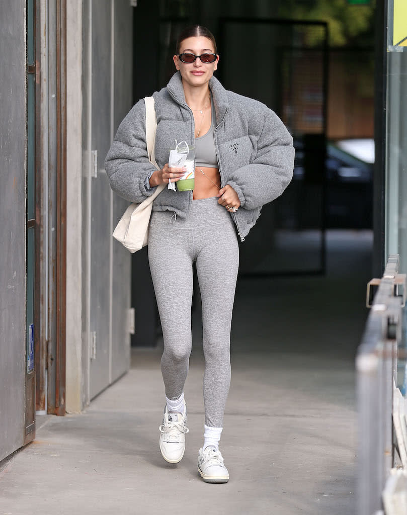 Hailey Bieber out and about in Los Angeles on Jan. 08, 2022. - Credit: TheCelebrityfinder/MEGA