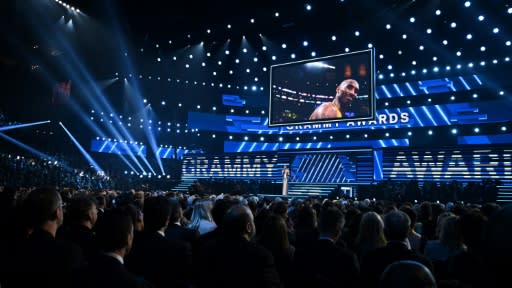 The Grammys began with a moving tribute to the late basketball star Kobe Bryant -- the gala is held at the Staples Center, where Bryant played for the Los Angeles Lakers