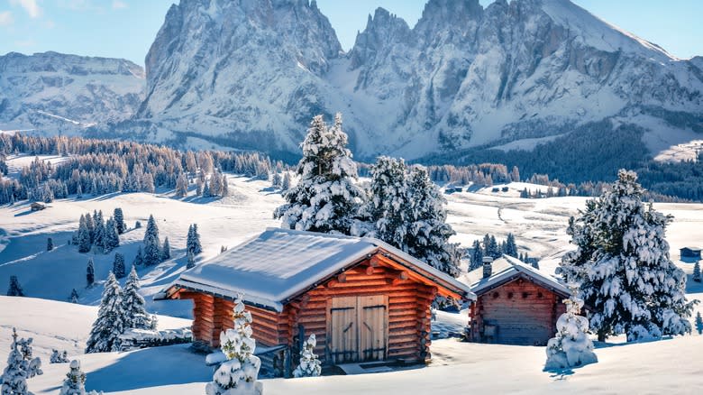 Hut in the Alps