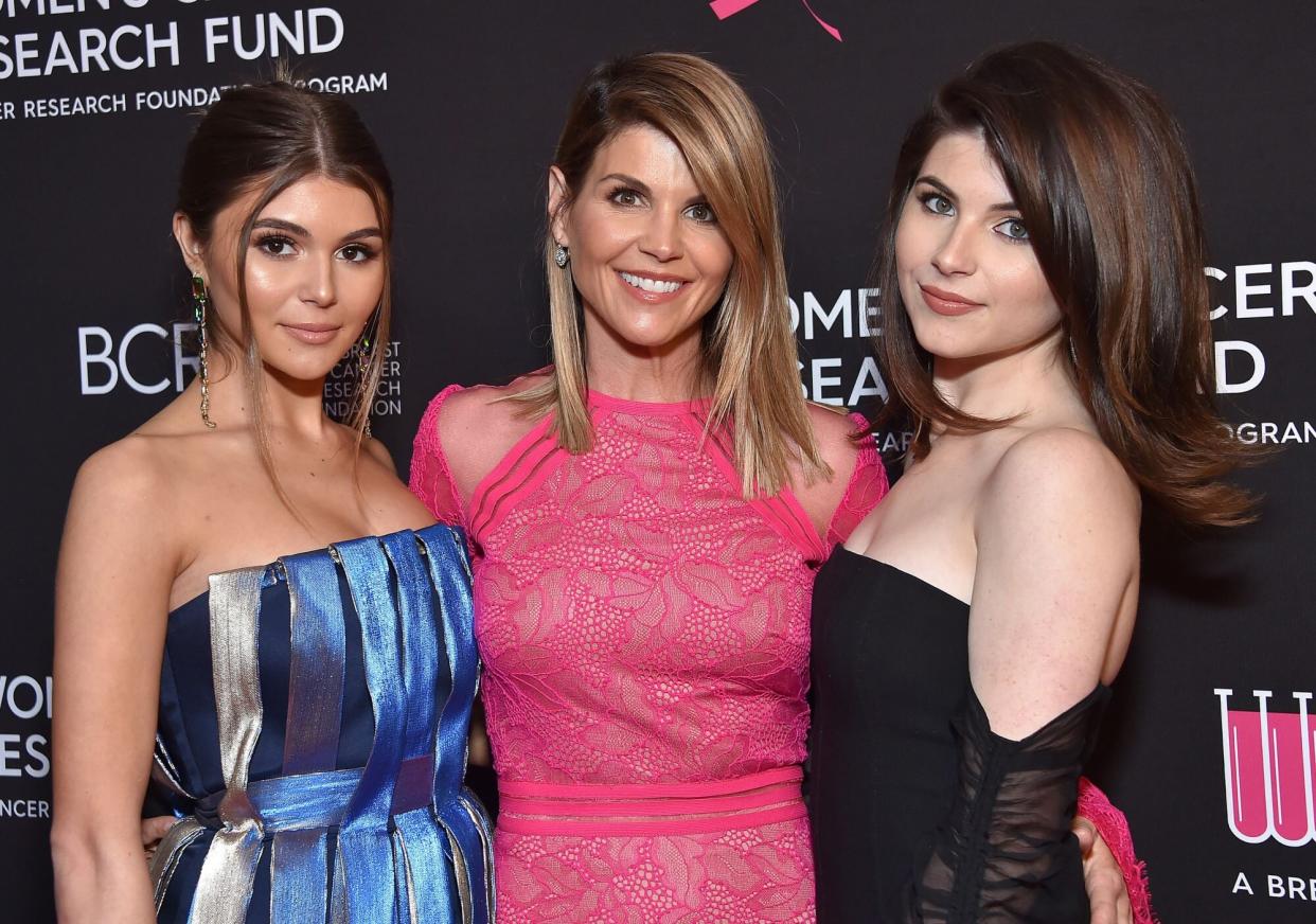 Olivia Jade, Lori Loughlin and Bella Giannulli