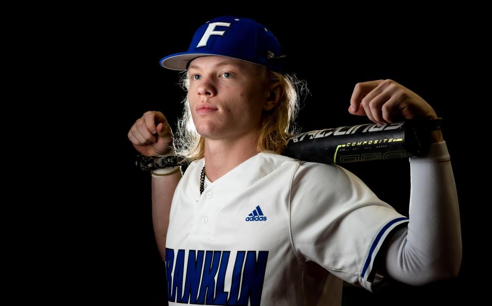 Franklin Max Clark poses for a photo Thursday, March 24, 2022, at Powerhouse Athletics in Franklin. 