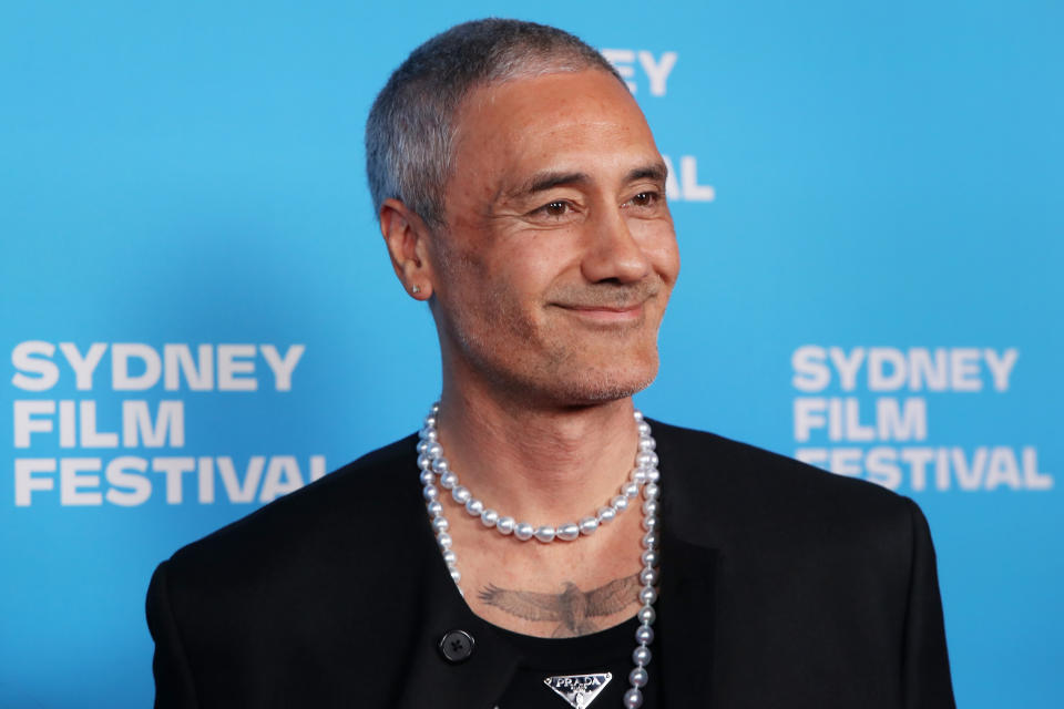 Closeup of Taika Waititi