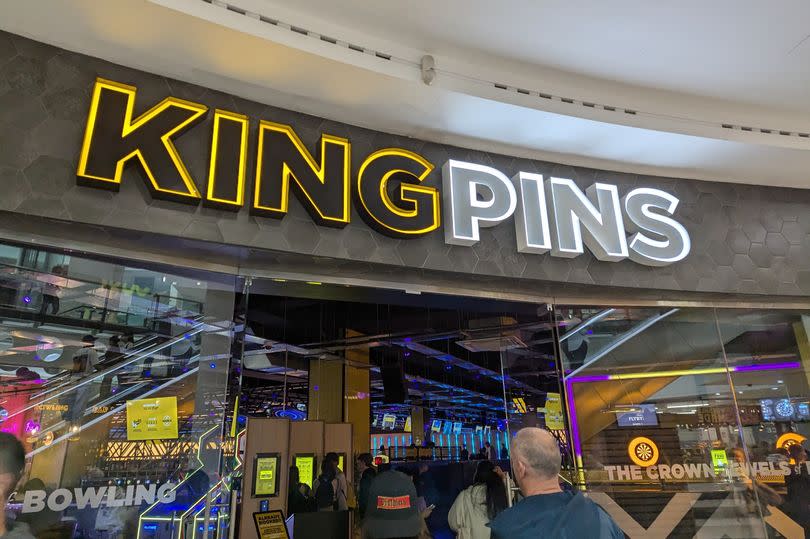 King Pins is where Sports Direct used to be on the ground floor of Manchester Arndale