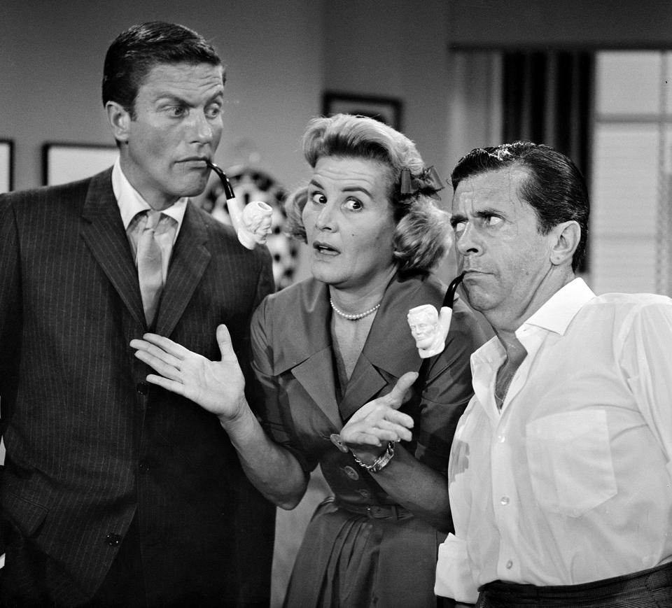 Dick Van Dyke, Rose Marie and Morey Amsterdam