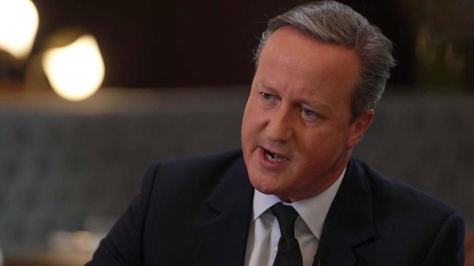 Former British Prime Minister David Cameron / Credit: CBS News