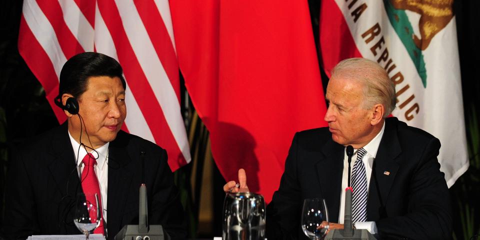 Biden and Xi Jinping