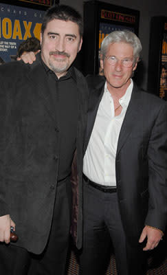 Alfred Molina and Richard Gere at the New York premiere of Miramax Films' The Hoax