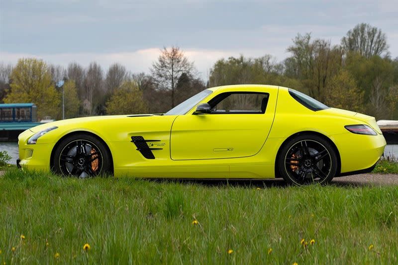 Mercedes-Benz SLS AMG Electric Drive電動超跑。（圖／翻攝RM Sotheby’s網站）