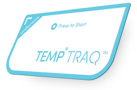 TempTraq wearable soft patch Bluetooth thermometer