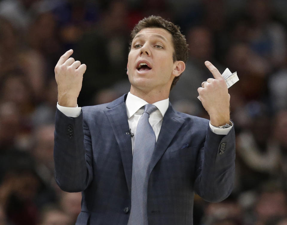 Is Lakers coach Luke Walton really on the hot seat? (AP)