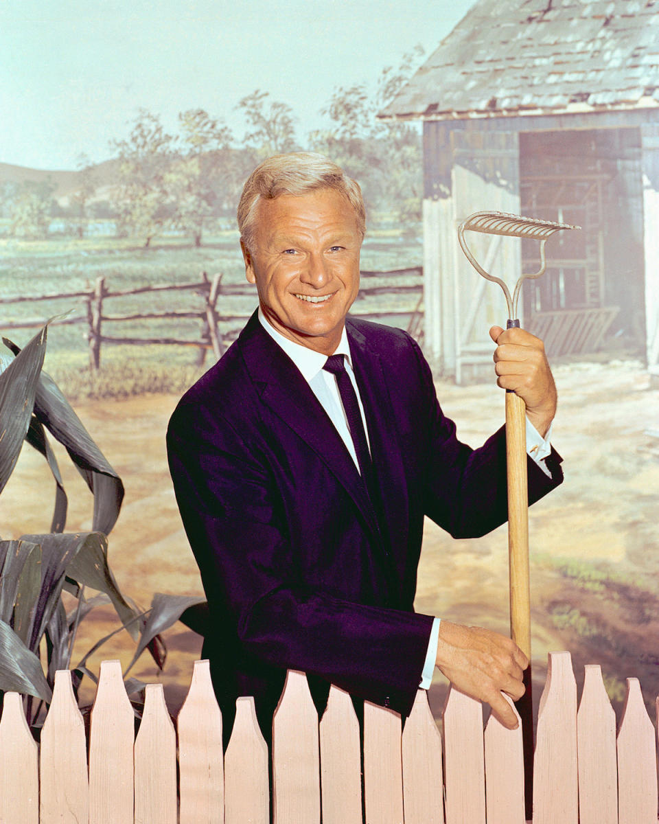 Actor Eddie Albert in Green Acres, 1968.