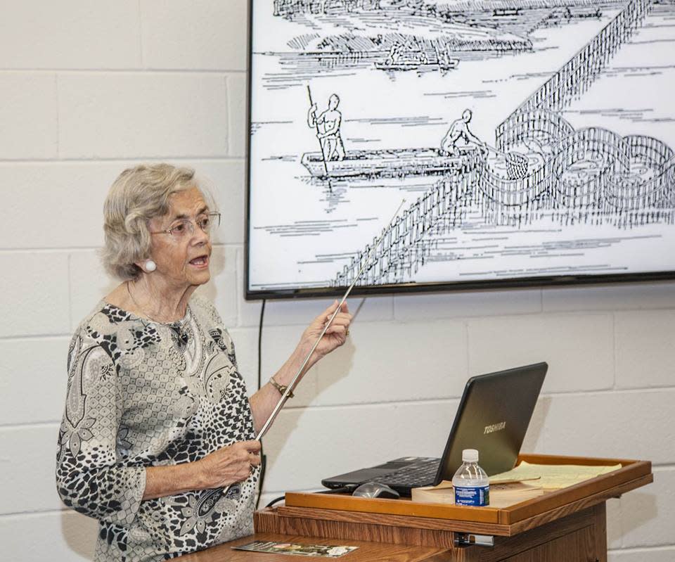 Musette Steck teaches a course on Native American history.