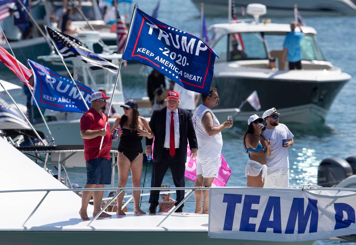 A reader asked: "We saw the DeSantis flotilla out on the water a few days ago and thought: What happens if / when the Trump flotilla confronts the DeSantis flotilla?" Columnist Frank Cerabino has an "answer" for that.