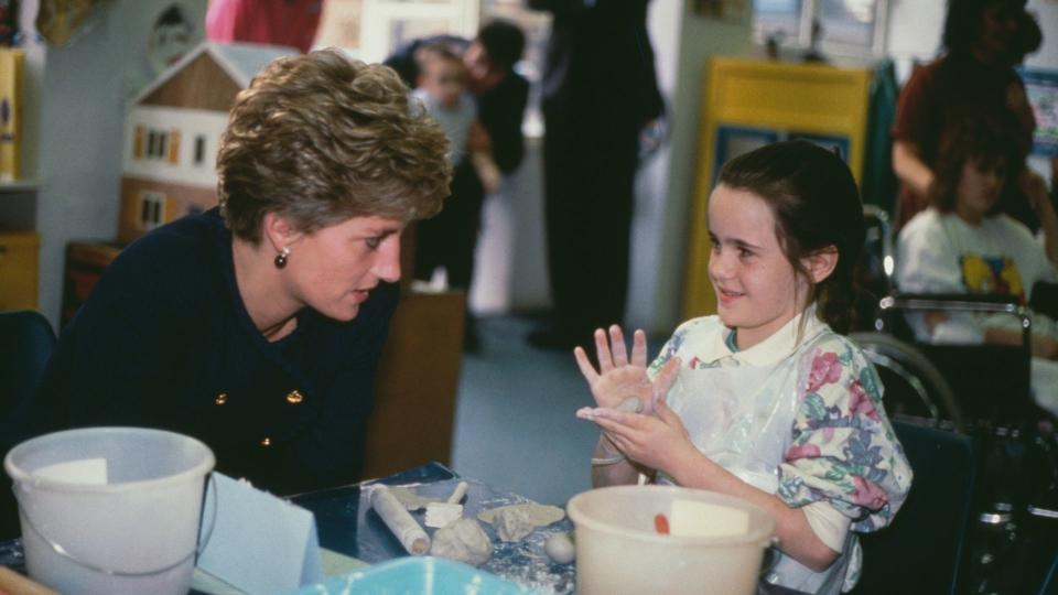 <p> Princess Diana was the patroness of around 100 charities at the height of her royal duties as the Princess of Wales. From 1989 she became the President of Great Ormond Street Hospital for Children and remained so until she died in 1997. She would often visit the hospital to see the children and would attend charity events for the hospital. </p>