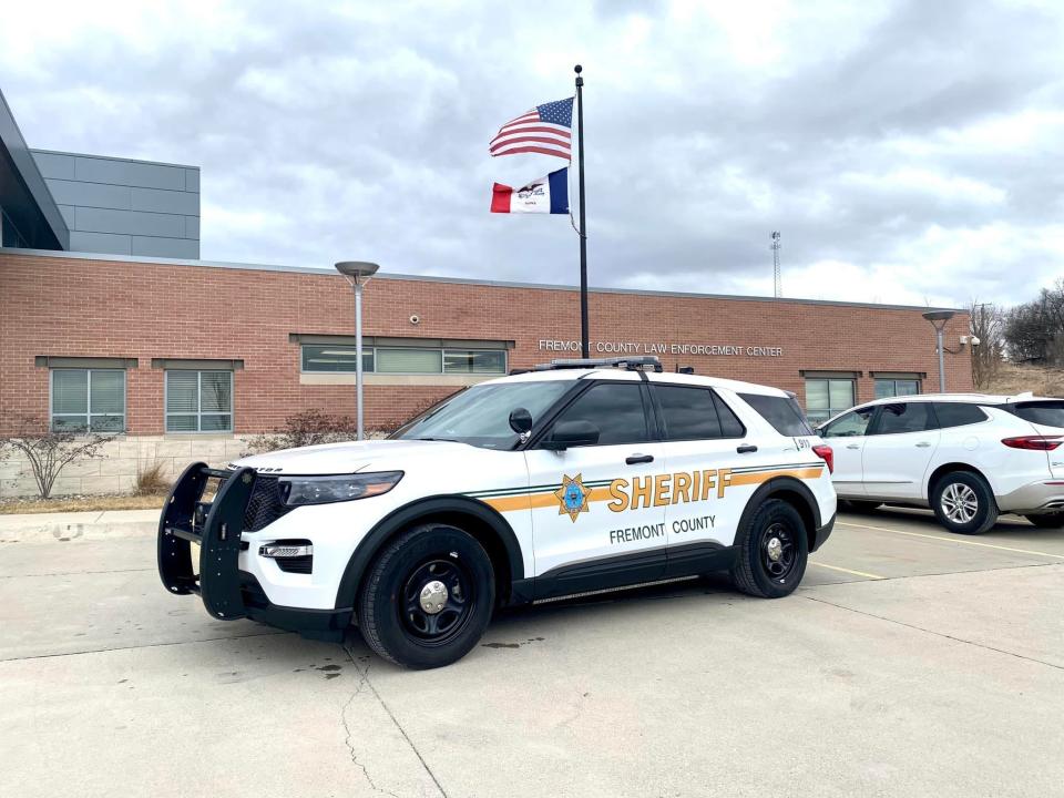 The Fremont County Law Enforcement Center in an April 8, 2022, Facebook photo in Sidney, Iowa.