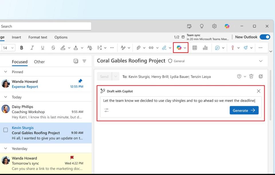 Copilot in Outlook