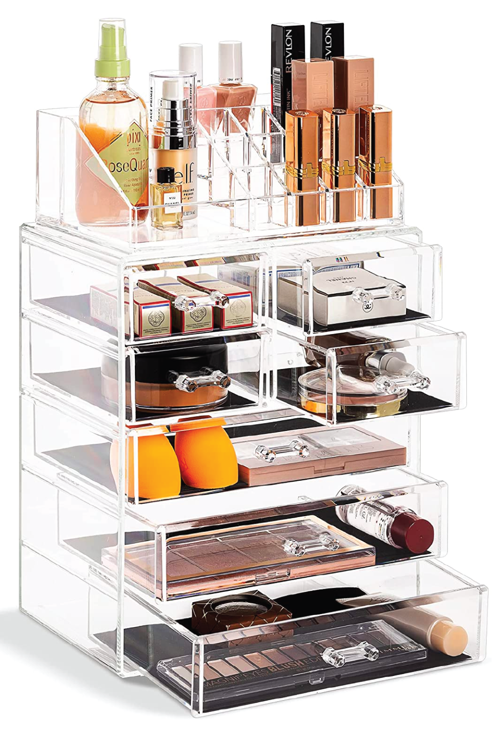 Sorbus Cosmetic Makeup Storage Case Display