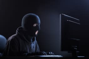 Criminal using computer