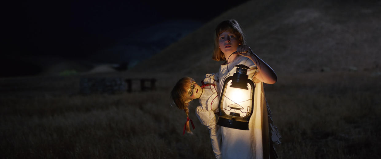 Linda (Lulu Wilson) in “Annabelle: Creation”. (Warner Bros Pictures)