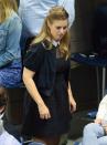 <p>Princess Beatrice was spotted in a black dress paired with a simple cardigan while attending day 12 of the US Open in New York. </p>