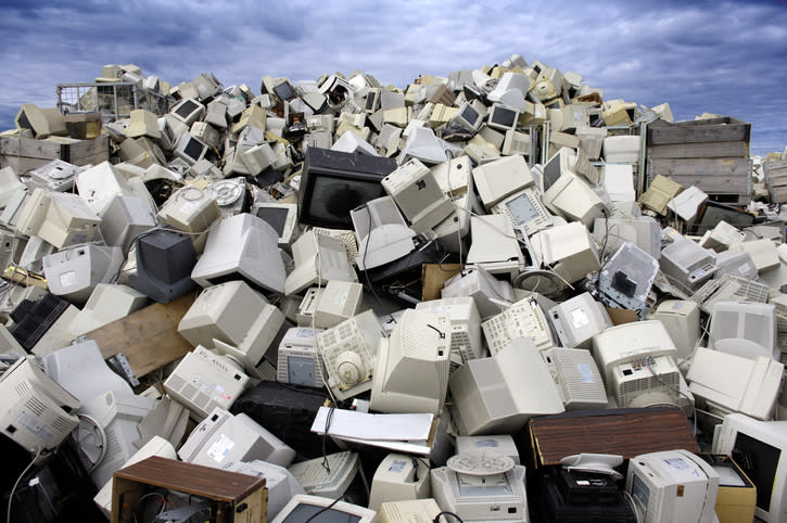 México es el tercer país con más basura electrónica en el continente americano. Foto: Johner Royalty-Free/Getty Images