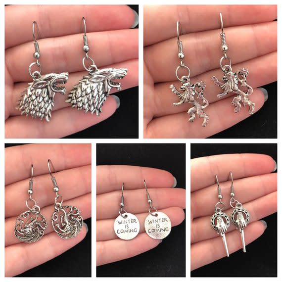 8) Game of Thrones Themed Earrings