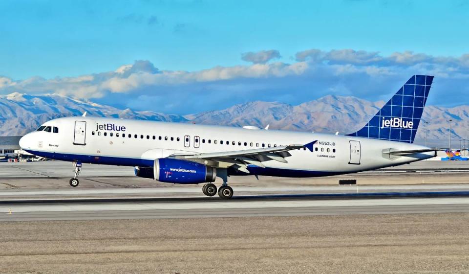 JetBlue incrementó sus pérdidas en el cuarto trimestre de 2023. Imagen: Tomás Del Coro de Las Vegas, Nevada.