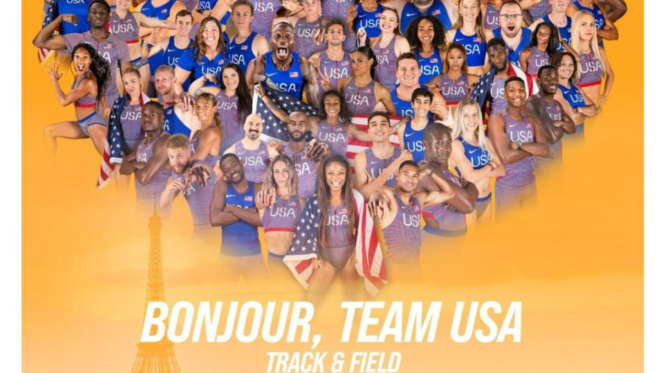 美國奧運代表隊592名成員。圖片取自X＠Xfinity