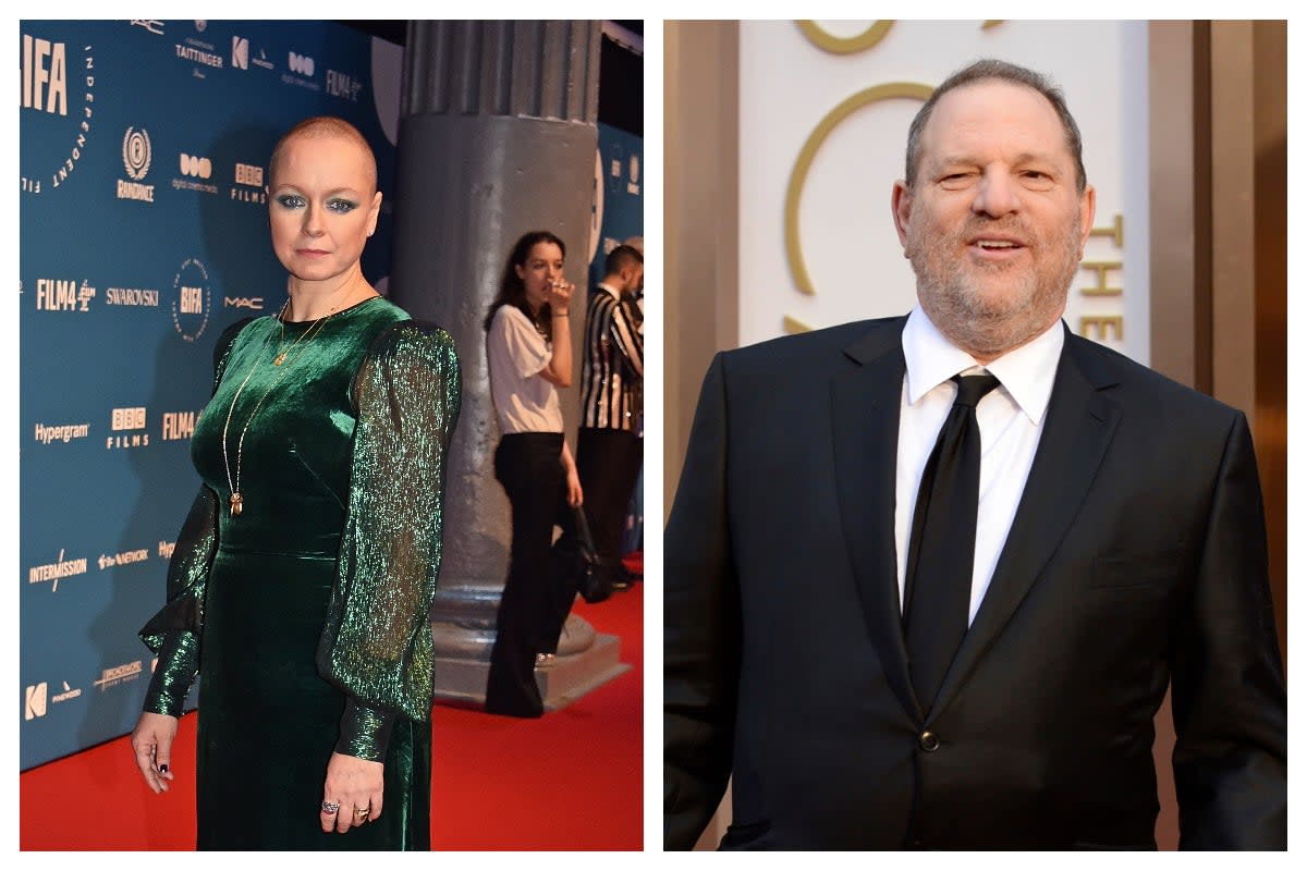 Samantha Morton / Harvey Weinstein (Dave Benett / Jordan Strauss/Invision/AP)