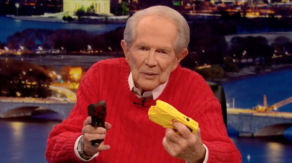 Ultraconservative televangelist Pat Robertson hit out at police slamming the ‘onslaught’ of violence against Black Americans (CBN)