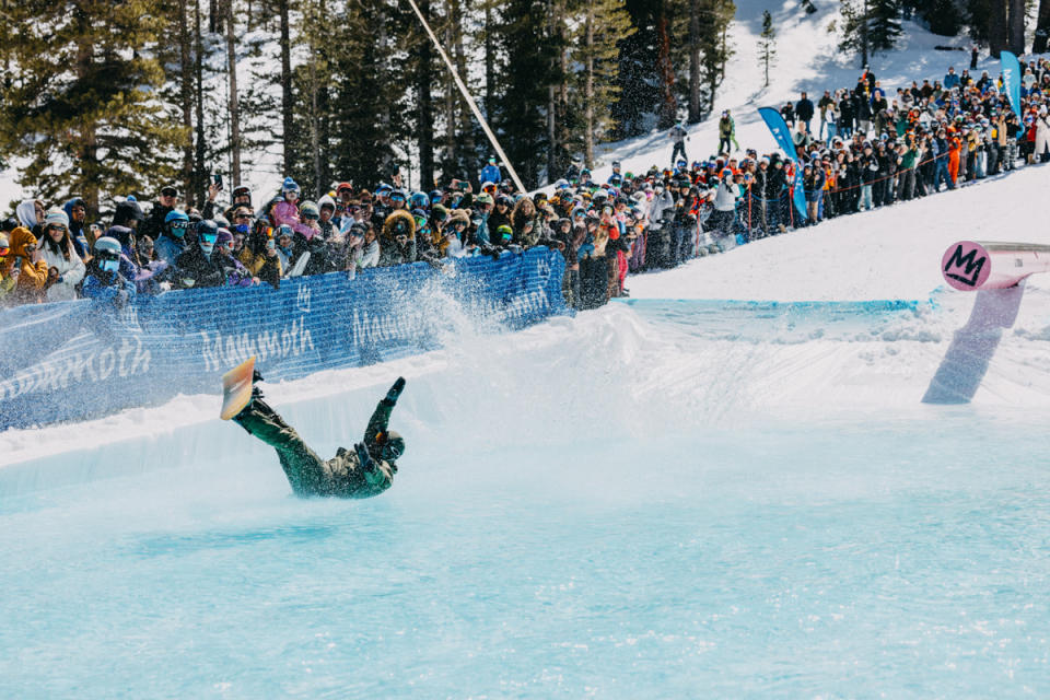 Not all skims were makes. <em>Photo: Peter Morning/Mammoth Mountain</em>