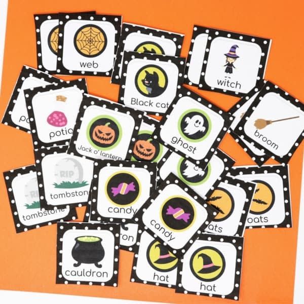 29) Printable Halloween Memory Match Game