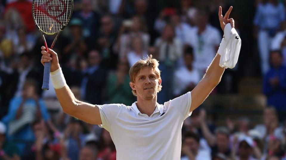 Kevin Anderson endured a marathon match at Wimbledon 2018. Pic: Getty