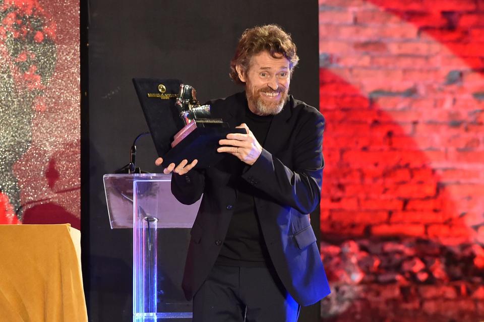 <p>Willem Dafoe attends the closing night of the Taormina Film Festival on Sunday in Taormina, Italy. </p>