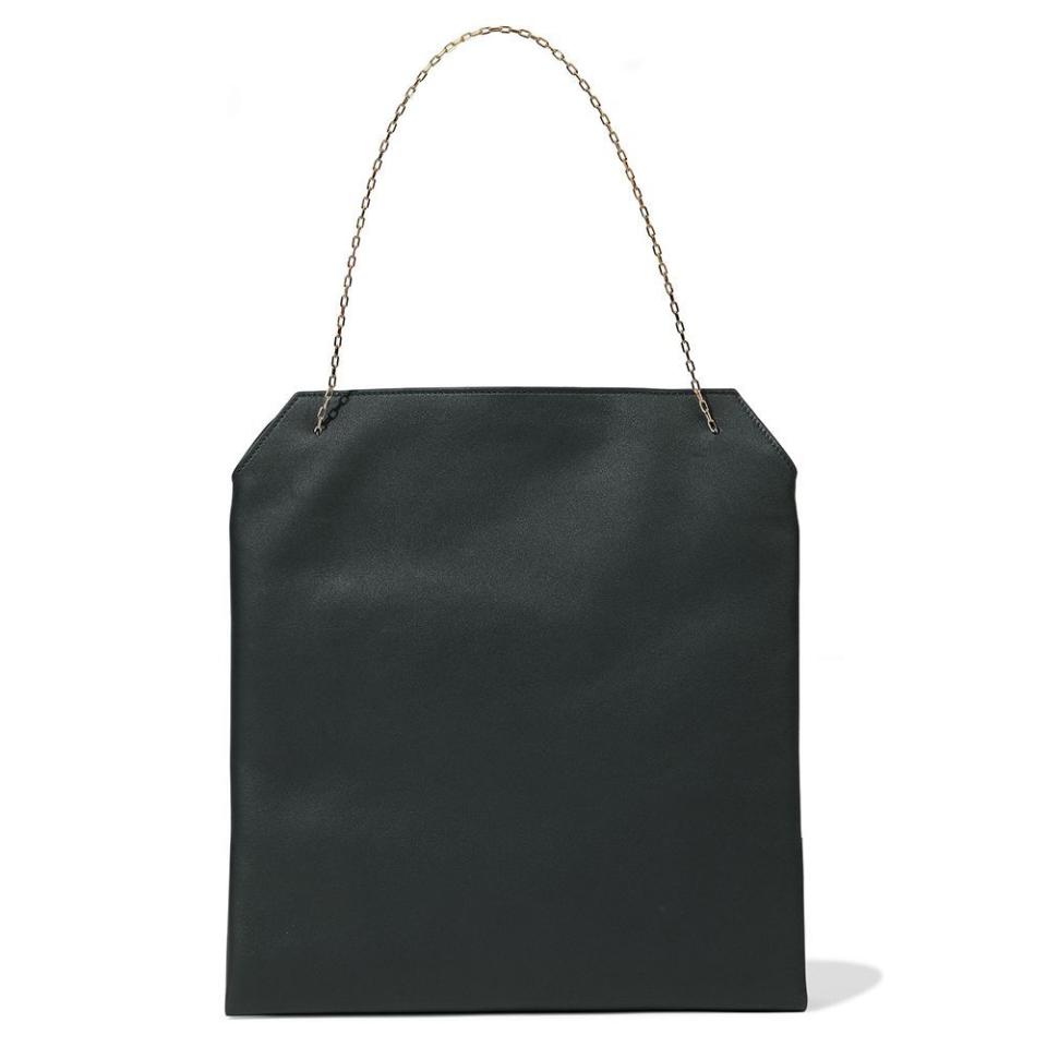 43) Lunch Bag Leather Tote