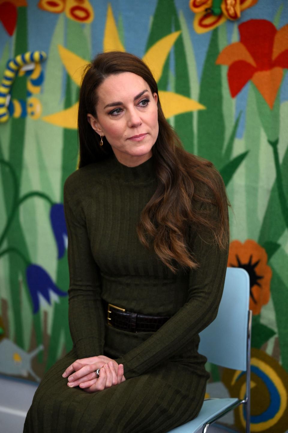 Britain's Catherine, Princess of Wales visits Colham Manor Children's Centre in Hillingdon, west London, on November 9, 2022. (Photo by Daniel LEAL / POOL / AFP) (Photo by DANIEL LEAL/POOL/AFP via Getty Images)