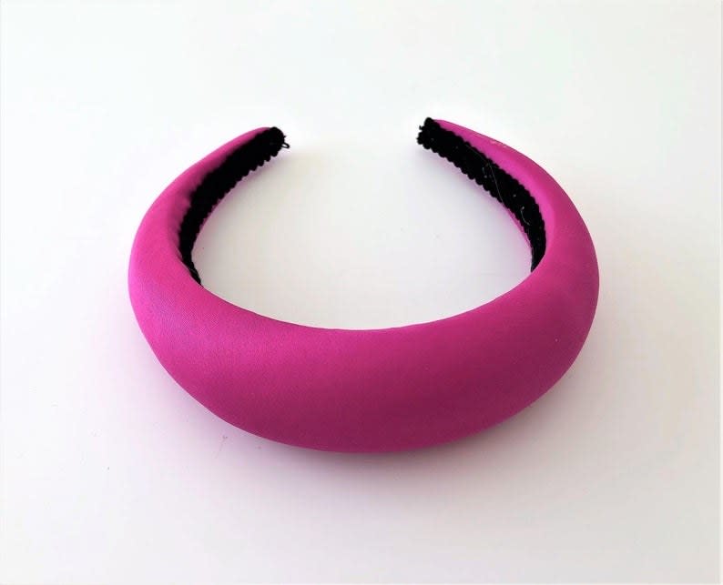 Beautiful Duchesse Satin Deeply Padded Domed Headband