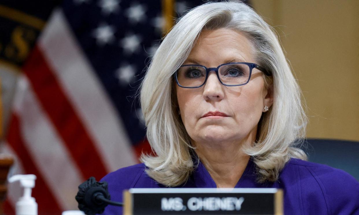 <span>Liz Cheney wrote: ‘If Mr Trump’s tactics prevent his January 6 trial from proceeding in the ordinary course, he will also have succeeded in concealing critical evidence from the American people.’</span><span>Photograph: Jonathan Ernst/Reuters</span>