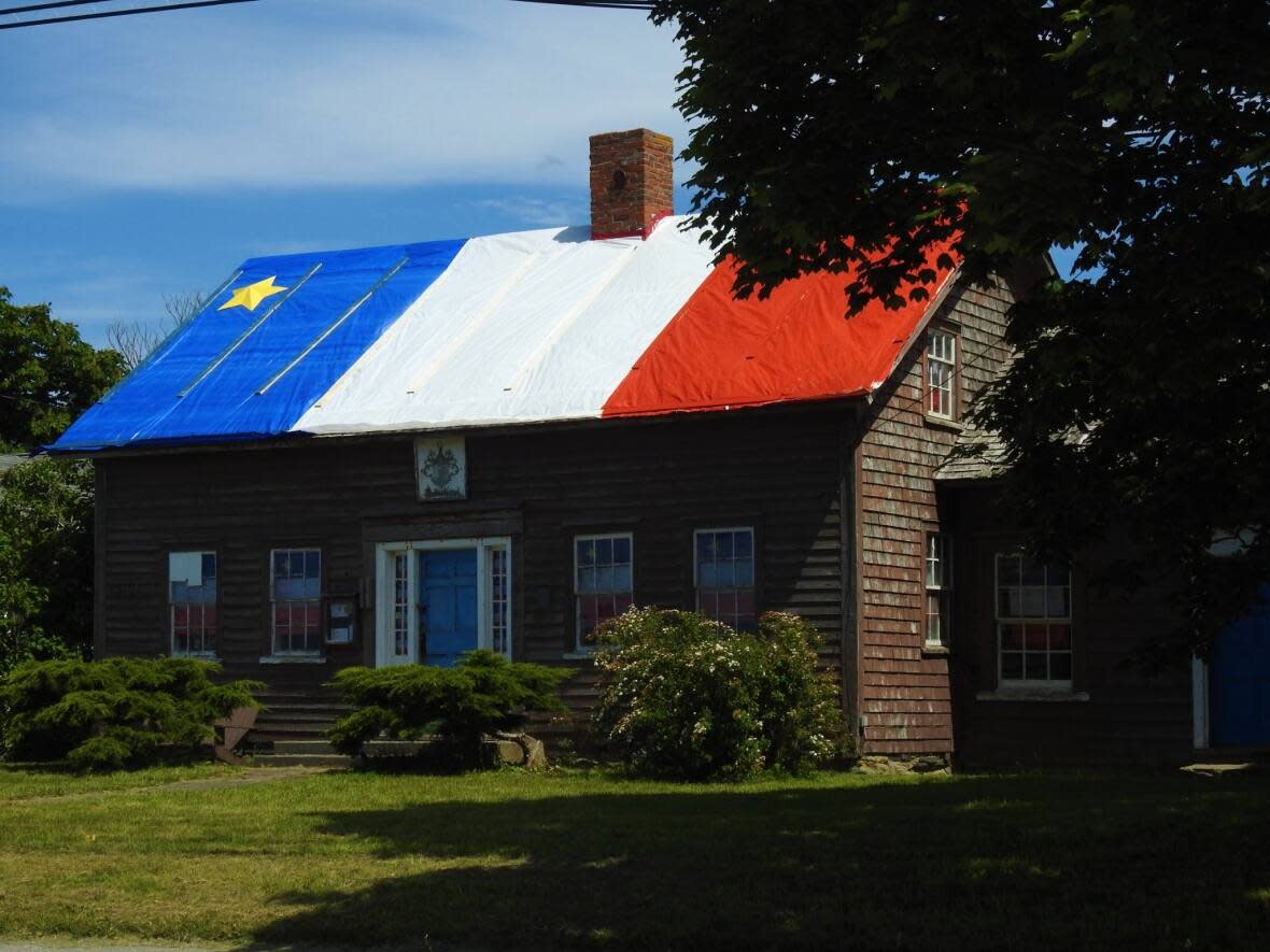 La Vieille Maison in Meteghan, N.S., was originally built in Comeauville in 1796. (Submitte by Adrien Comeau - image credit)