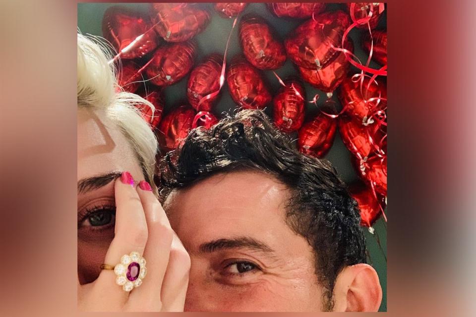 Katy Perry and Orlando Bloom engagement: Pop star flashes ring as she opens up on helicopter proposal