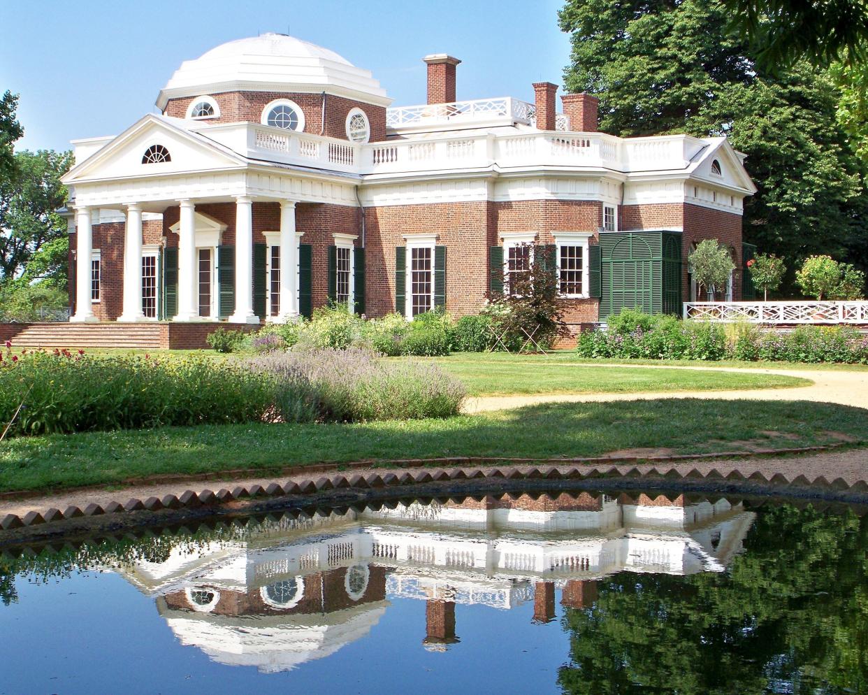 Thomas Jefferson's Monticello in Charlottesville, Virginia