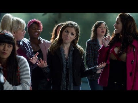 <p>College student Beca (Anna Kendrick) tries to avoid cliques but finds herself in a melting pot of circles including mean, quirky and ultra-nice girls. There’s just one thing they have in common: talented singing voices. To bring them together, Beca orchestrates a harmonious way to take them to the top of collegiate music competitions.<br></p><p><a class="link " href="https://www.amazon.com/Pitch-Perfect-Anna-Kendrick/dp/B00ADS90EQ?tag=syn-yahoo-20&ascsubtag=%5Bartid%7C10055.g.38927740%5Bsrc%7Cyahoo-us" rel="nofollow noopener" target="_blank" data-ylk="slk:STREAM NOW;elm:context_link;itc:0;sec:content-canvas">STREAM NOW </a></p><p><a href="https://www.youtube.com/watch?v=8dItOM6eYXY" rel="nofollow noopener" target="_blank" data-ylk="slk:See the original post on Youtube;elm:context_link;itc:0;sec:content-canvas" class="link ">See the original post on Youtube</a></p>